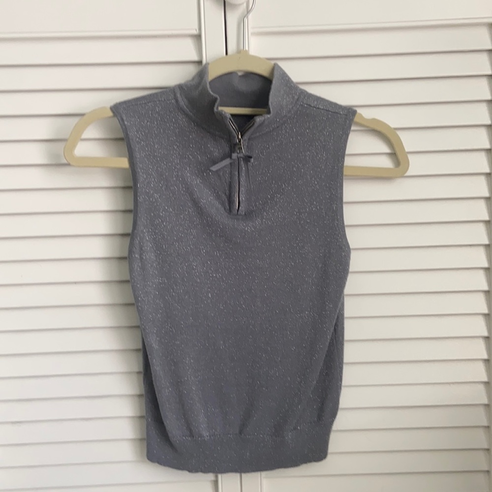 White House Black Market | XS | Sparkling Grey Tank Top